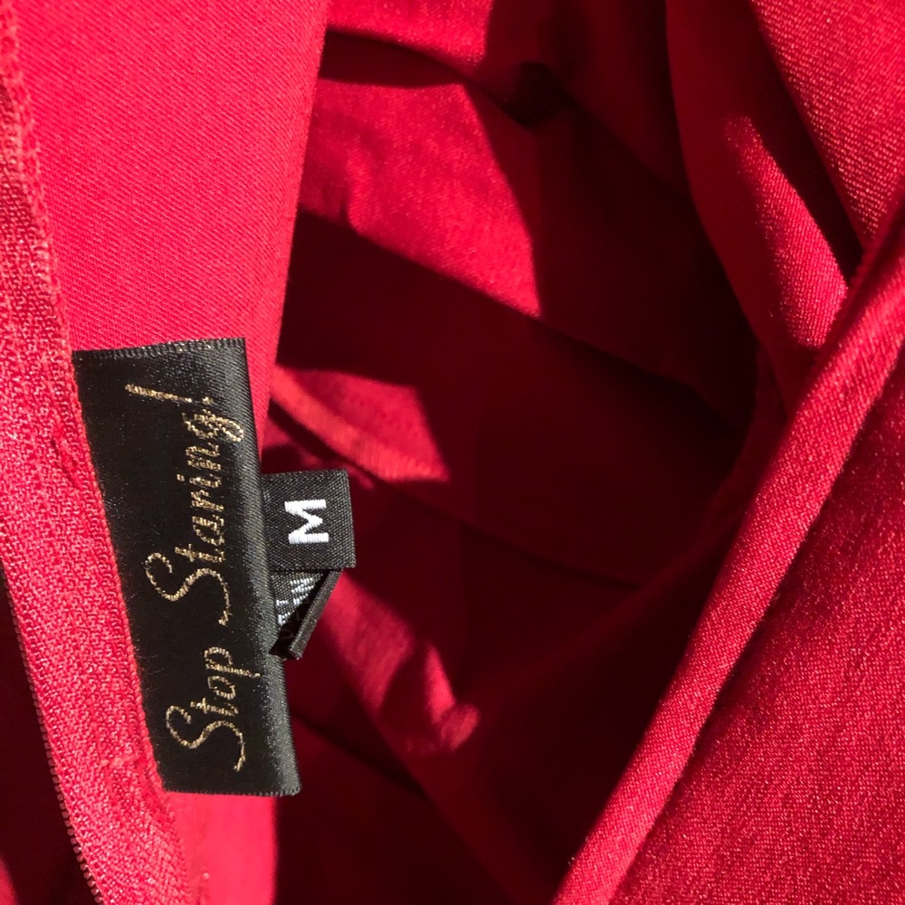 Stop Staring red dress